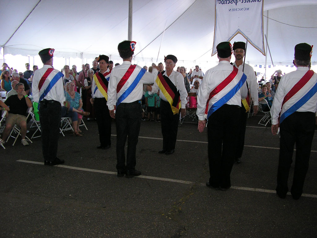 lined up